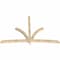 Ekena Millwork Davenport Rough Sawn Timber Gable Bracket, Douglas Fir, 108"W x 72"H x 4"D x 4"F, 16/12 Pitch GBW108X72X0404DAV00RDF - alternate 5